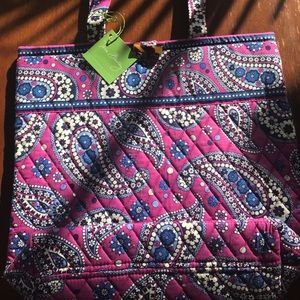 New Vera Bradley Tote in Boysenberry
